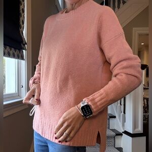 Women's J.crew cozy over sized blush Pink Sweater